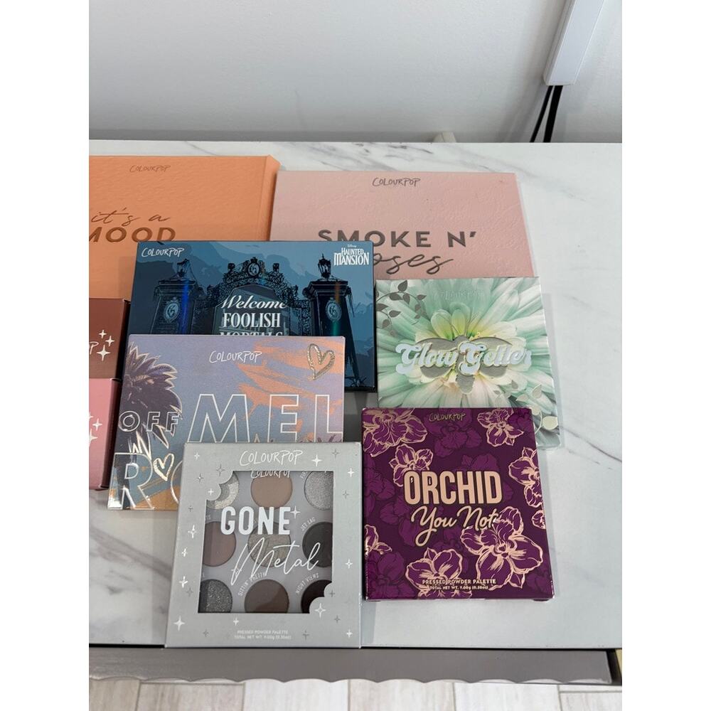 NEW Colourpop Bundle of 12 Eyeshadow Palettes - Picture 3 of 4